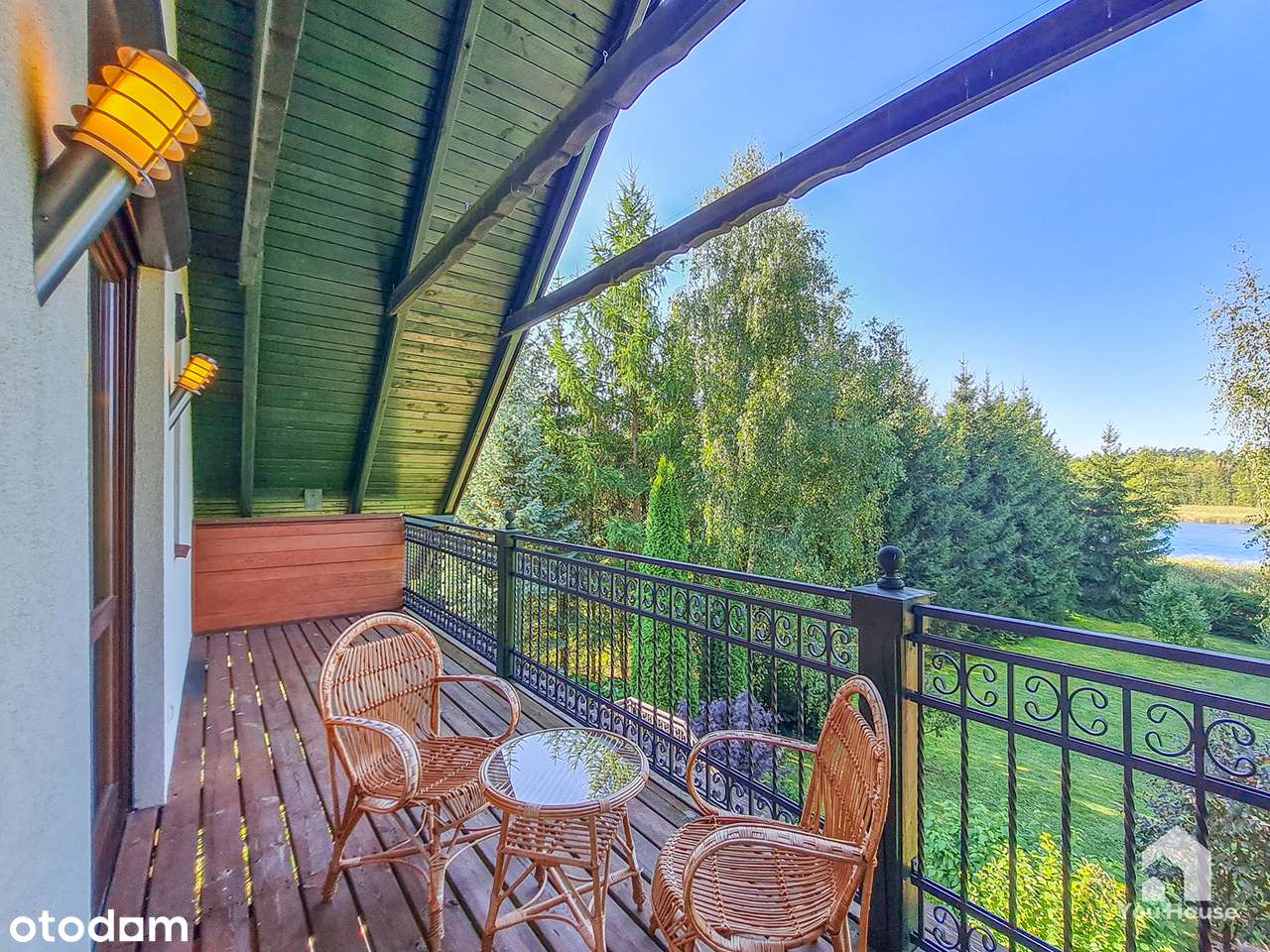 Dom z linią brzegową Jeziora Osetno-3