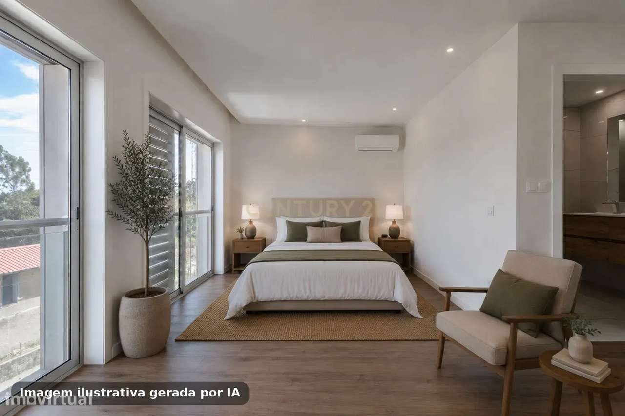 T4 Duplex com vista mar em Espinho-19