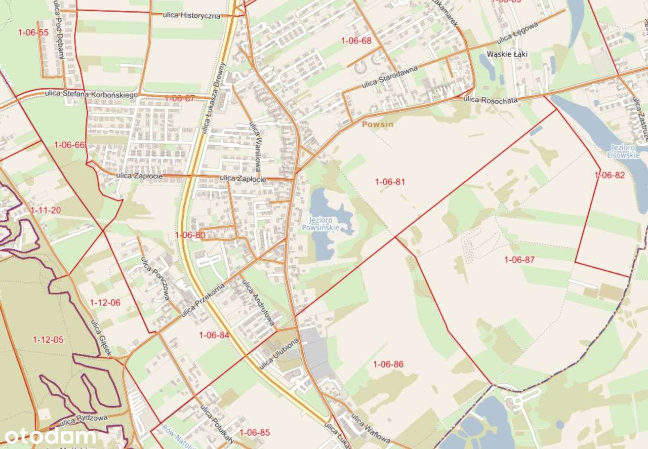 WILANÓW Inwestycyjna pod zab. jednorodzinną MPZP