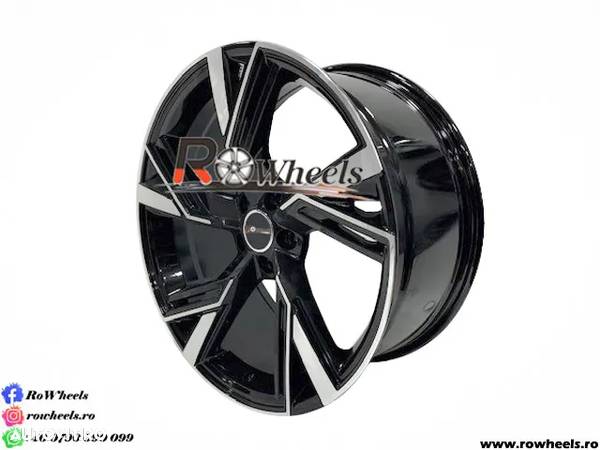 Jante AUDI RS S A6 A7 A8 Q3 Q5 Q7 Q8 22 R22 Black Machined Face - 3