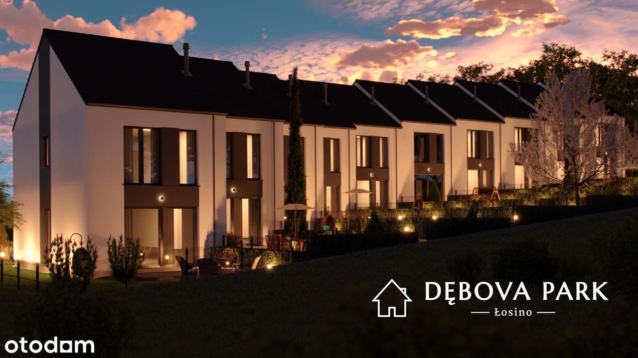 Dom w zabudowie szeregowej z dużym ogródkiem - Dębova Park Łosino - Pełny obrazek: 3/10