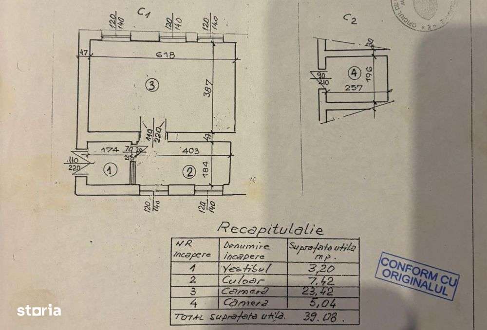 Garsoniera renovata in vila-centrala termica-Zona Armeneasca-12