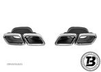 Difuzor Bara Spate cu Ornamente compatibil cu Mercedes C Class W205 C63 Design - 6