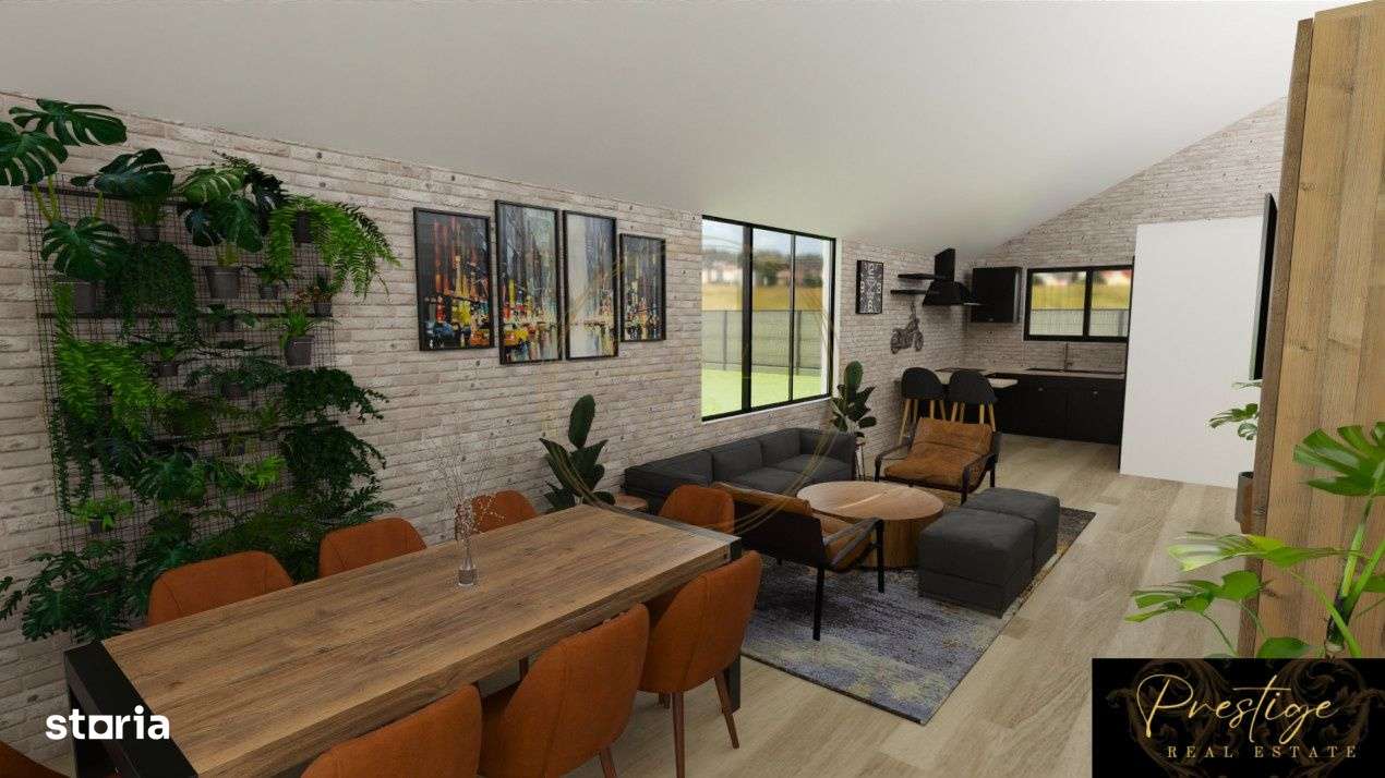 Casa individuala 1 nivel, teren 900 mp, 107 mp utili, 4 cam, com. Jucu - Imagine principală: 3/15