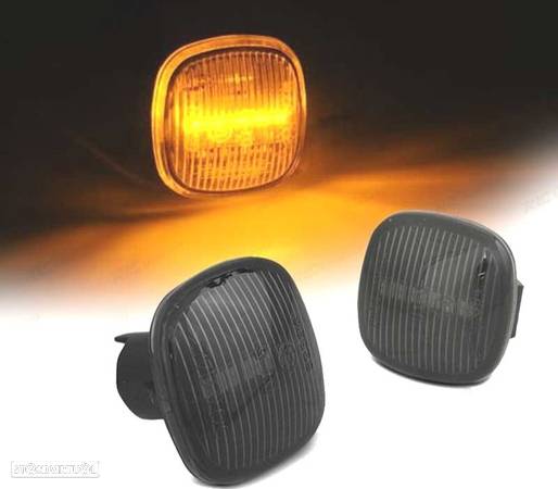 INDICADORES PARA AUDI A3 A4 SKODA FABIA OCTAVIA LED DINAMICOS FUMADO - 1