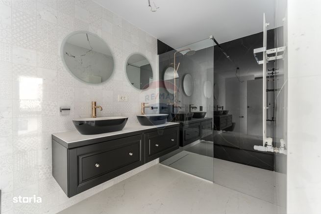 Vilă cu 4 camere de vânzare, curte, 2 locuri parcare, ansamblu inchis-10