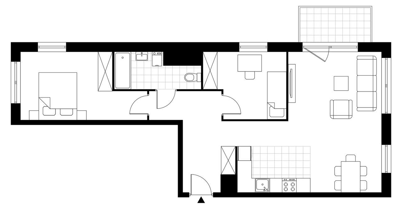 Sedina | apartament 3-pok. | A1.6.2 - Pełny obrazek: 4/9