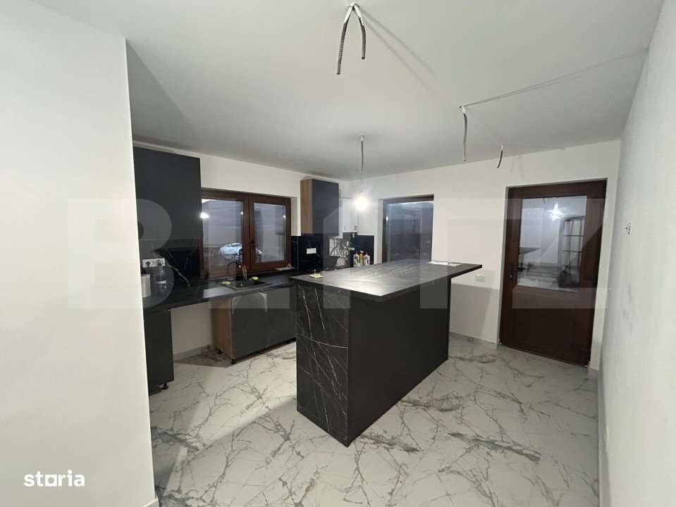 Casa semifinisata, 4 camere, 105 mp utili, 500 mp teren,zona Sard - Imagine principală: 2/8