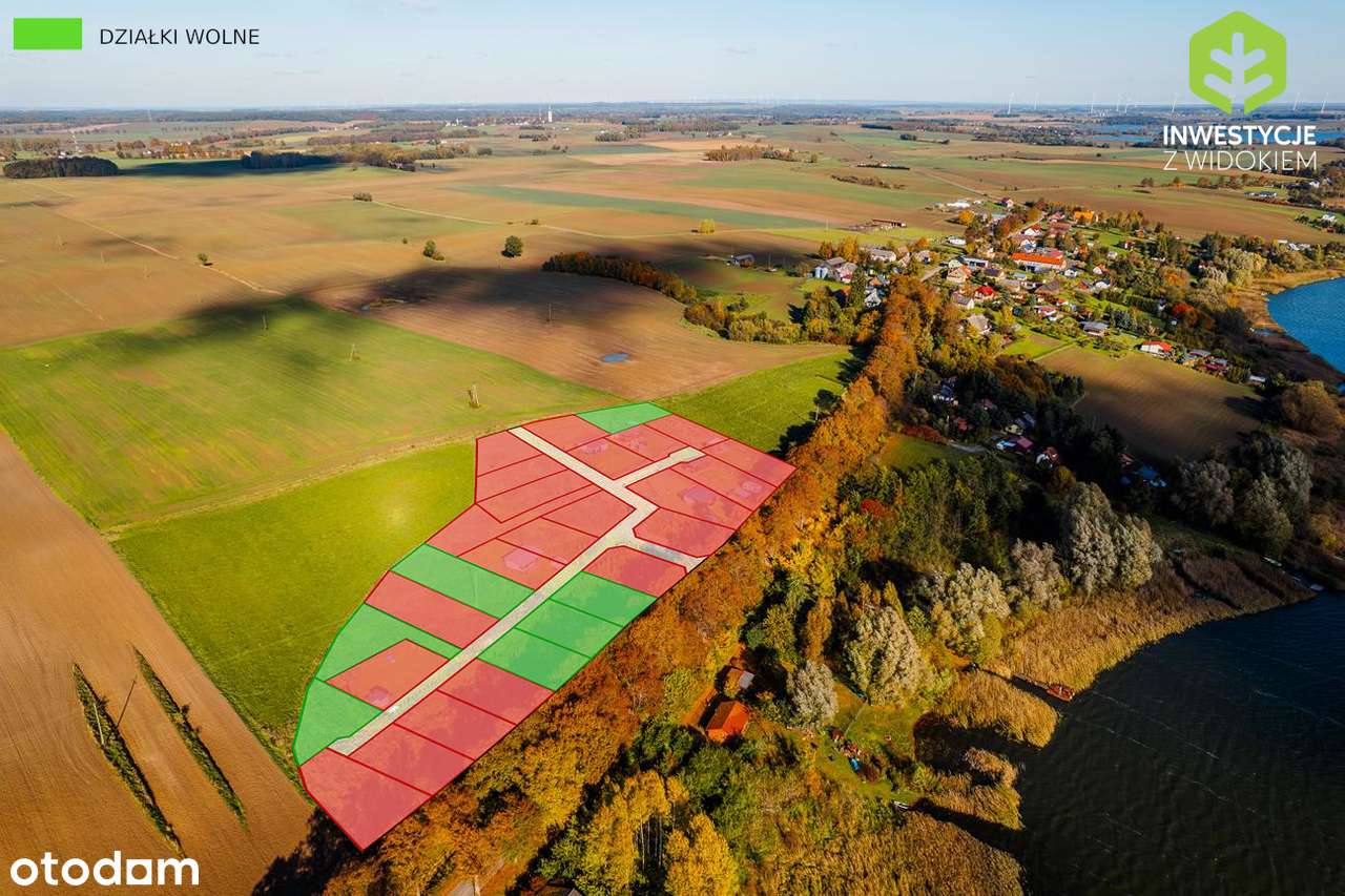 Ostatnie działki z widokiem na jezioro Dzierzgoń!-4