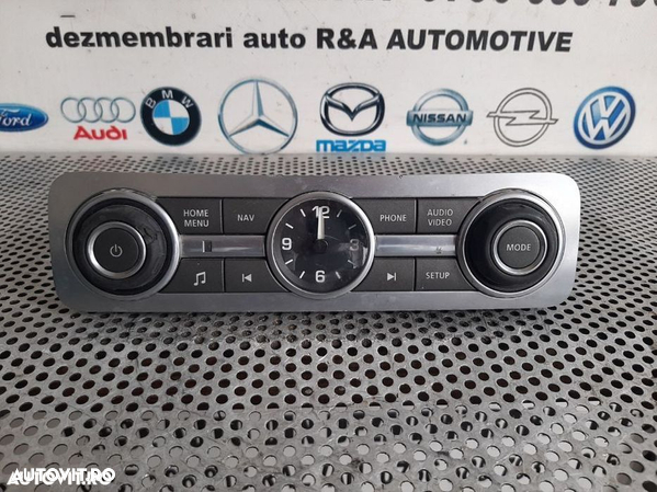 Panou Modul Comenzi Radio Cd Navi Ceas Potentiometru Range Rover Sport An 2011-2013 - 2