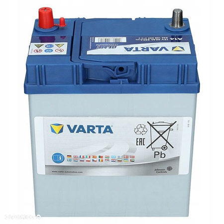 Akumulator Varta Blue A14 12V 40Ah 330A B19 P Japan - 6