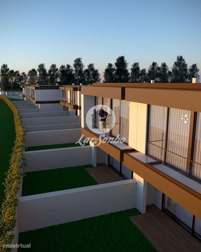 Moradias T3 NOVA c/ garagem fechada e piscina em Árvore, Vila do Conde - Grande imagem: 2/11