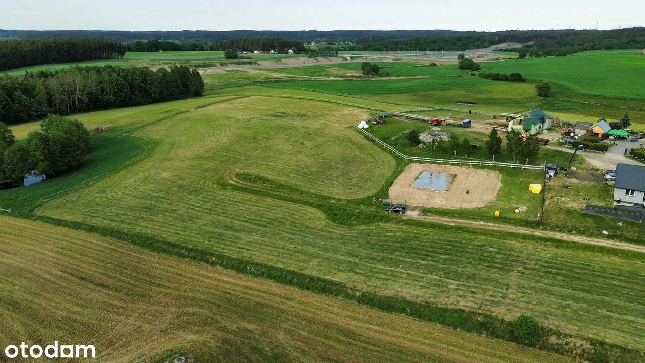 Działka budowlana 1000 m² blisko jeziora
