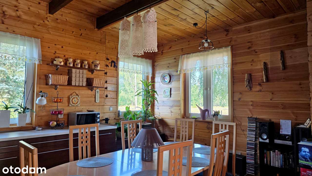 Drewniany dom, Krajobrazowy Park Wzniesień Łódzkich, Ługi - Pełny obrazek: 4/20