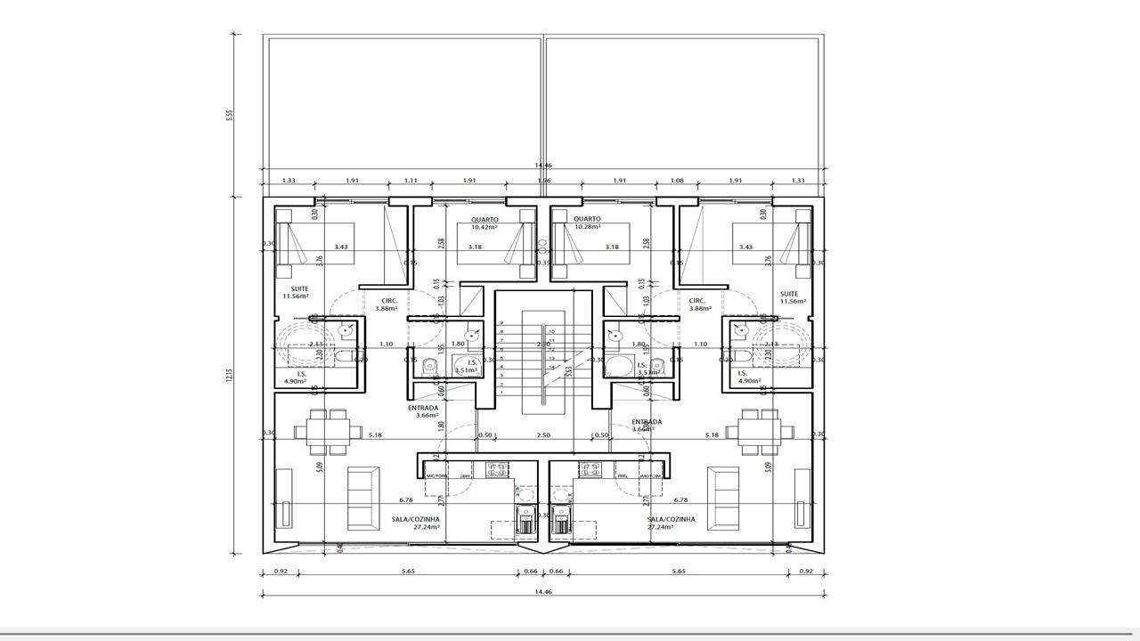 Apartamento novo T2, com 1 suíte!-22
