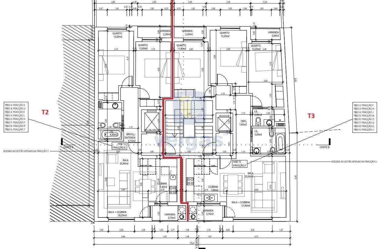 T3 Novo em Santa Marta do Pinhal com Parqueamento - Corroios-35