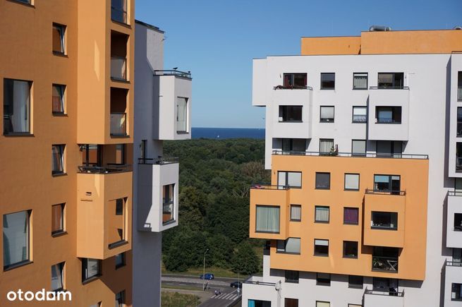 Mieszkanie z widokiem z 14p. Gdańsk Przymorze 40m2