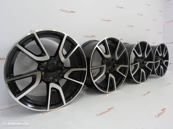 Jantes Look Mercedes AMG 18 x 8.5 et45 5x112 Preto + Polido - 4