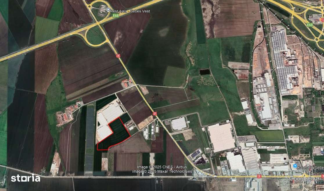 Teren Intravilan De Vanzare In Sebes Ideal Parc Logistic-66000 mp - Imagine principală: 4/5