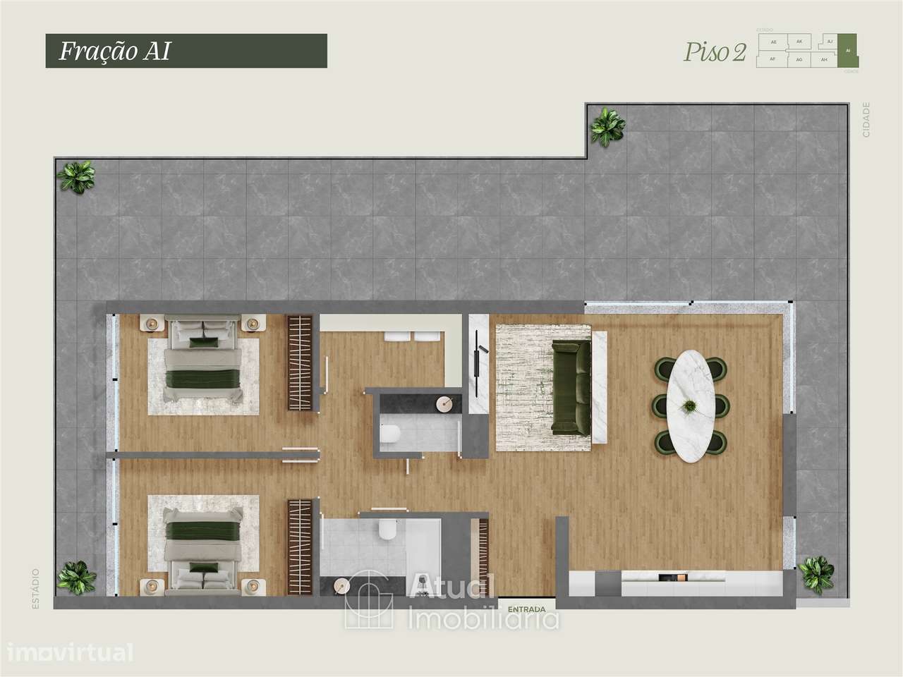 Apartamento T2+1 Venda em Caldas de Vizela (São Miguel e São João),Viz-18