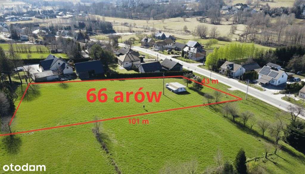 Działka 66 arów, Borek Stary-2