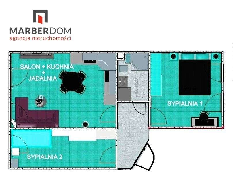 Bezczynszowe 3 Pokojowe mieszkanie 57m2 Chorzów-3