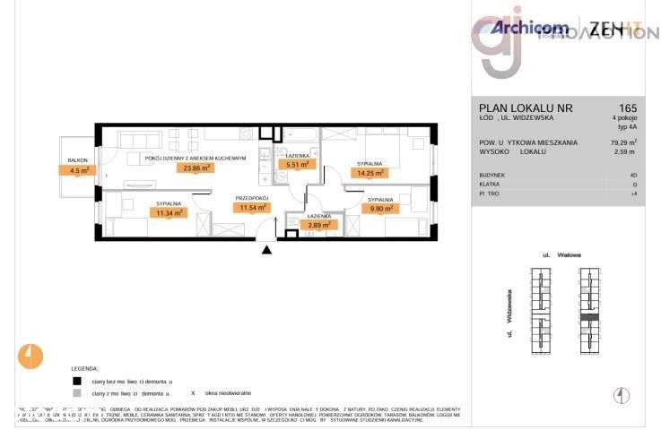 Ładne przestronne 4 pokoje na osiedlu Zenit-1