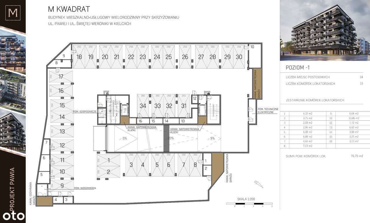 Lokal użytkowy L5, 48,37m2 Projekt Pawia Kielce - Pełny obrazek: 5/6