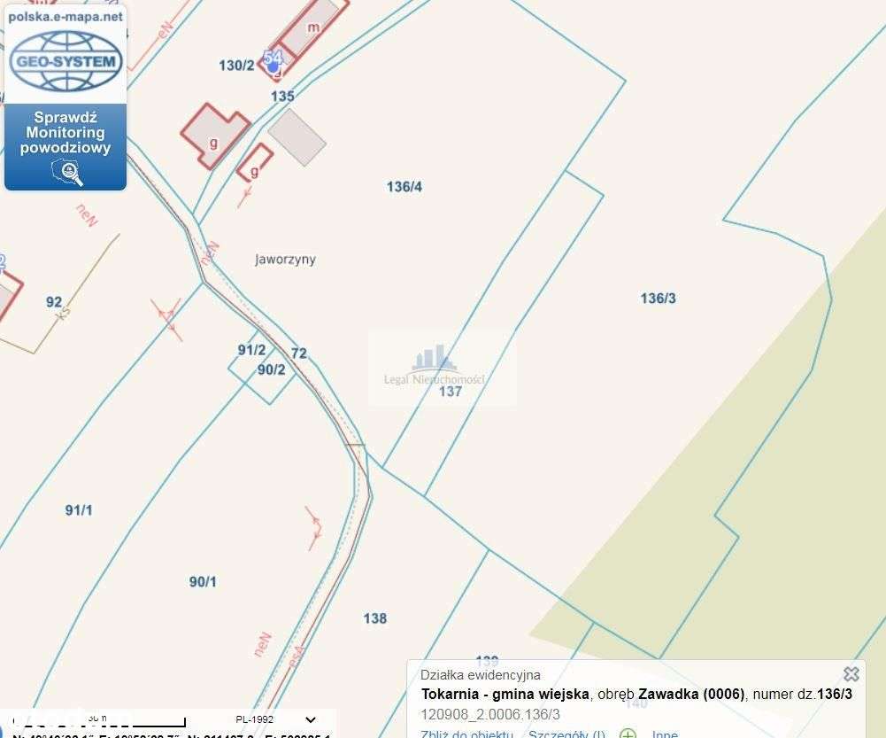 Działka budowlana w Zawadce spokój i natura - Pełny obrazek: 5/11