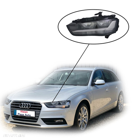 Far Stanga Halogen Nou Audi A4 B8/8K (facelift) Allroad quattro wagon 5-usi 20-14178-05-2 8K0941003 - 1