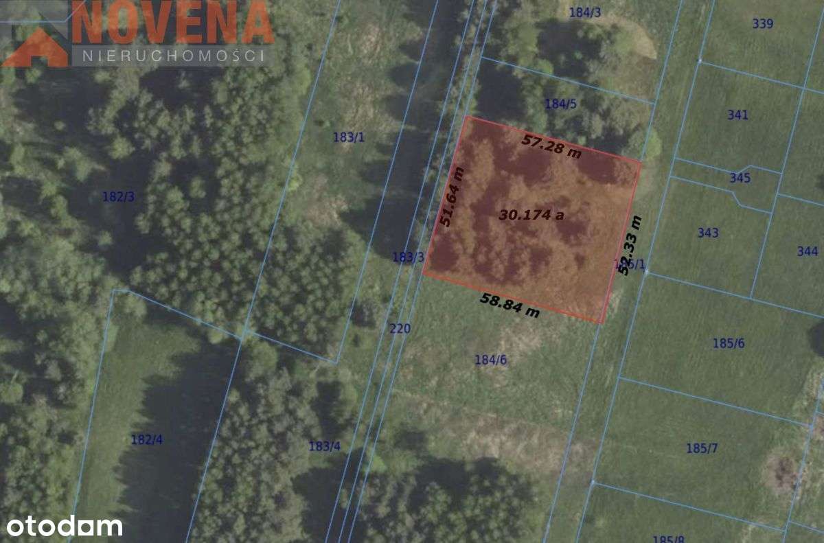 Działka Malerzów 3000m2 - Pełny obrazek: 4/4