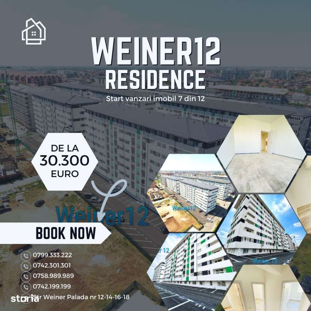 Apartament Tip Studio Start Vanzari Weiner Residence Imobil 7-0