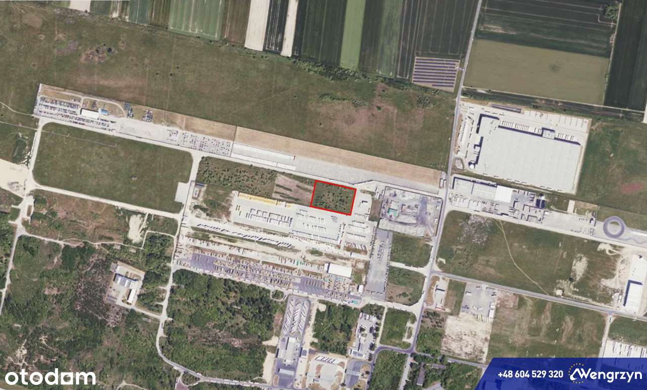 Atrakcyjna 1 ha działka inwestycyjna przy autostradzie A4, media, MPZP-6