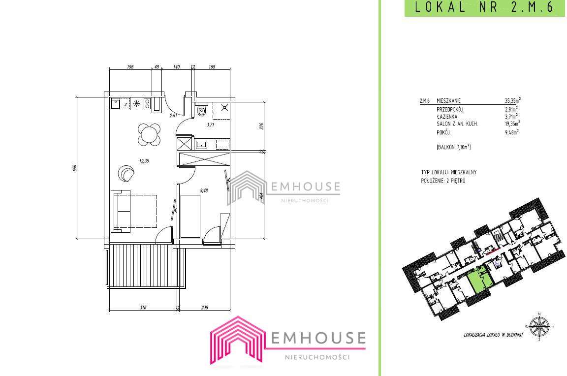 Apartament 2 pokoje 500m od plaży SPA - Pełny obrazek: 4/4