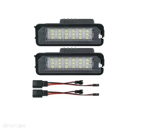 Lampi numar dedicate full led leduri Volkswagen Polo Mk5 - 1