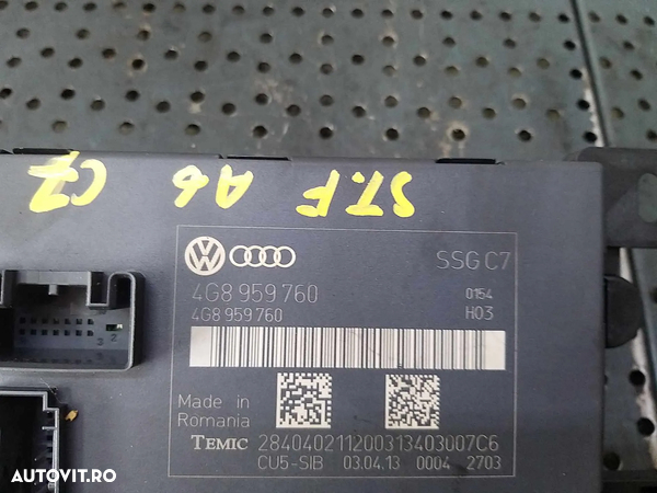 Modul calculator usa stanga fata audi a6 c7 4g 4g9959760 8t0959729 - 2