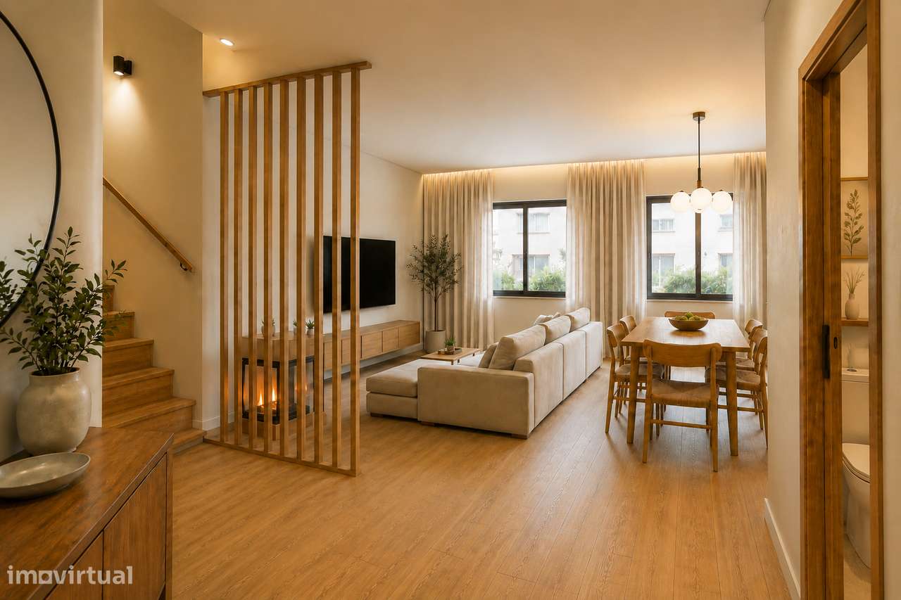 Apartamento T2 Duplex, em S. Vicente - Braga-0