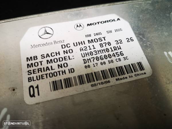 CENTRALINA MODULO TELEMOVEL, BLUETOOTH Mercedes w211 w219 w164 class e cls ml GL  2004-2009 - 3