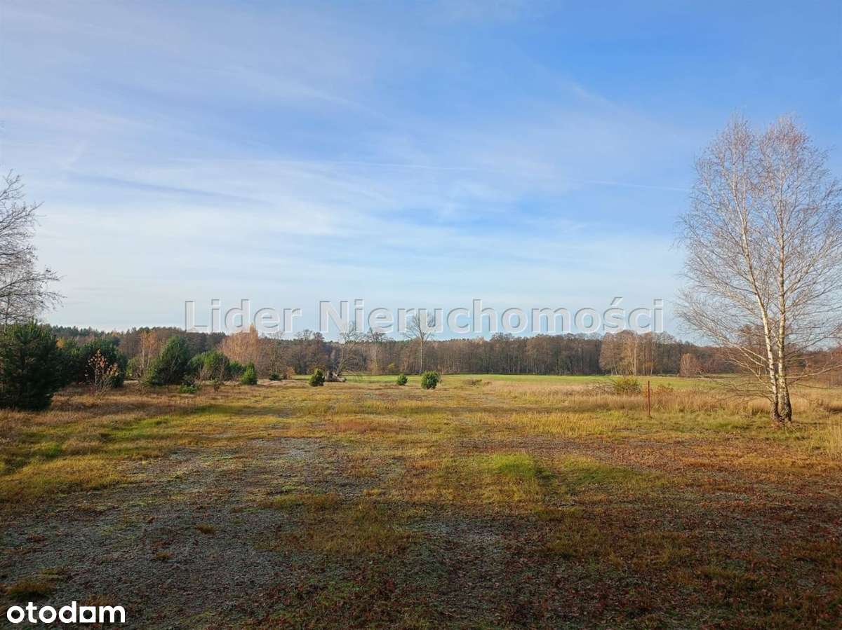 Sielska działka budowlana w Ldzaniu ! Widok na las i rzekę.-0