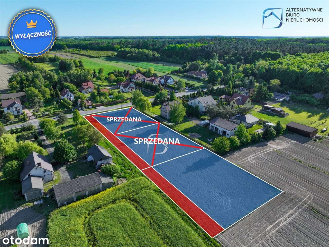 Piękna działka budowlana przy lesie w Osmolicach-3