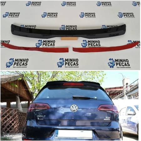 Spoiler | Aileron Mala Golf 7 GTI Preto Brilho - 1