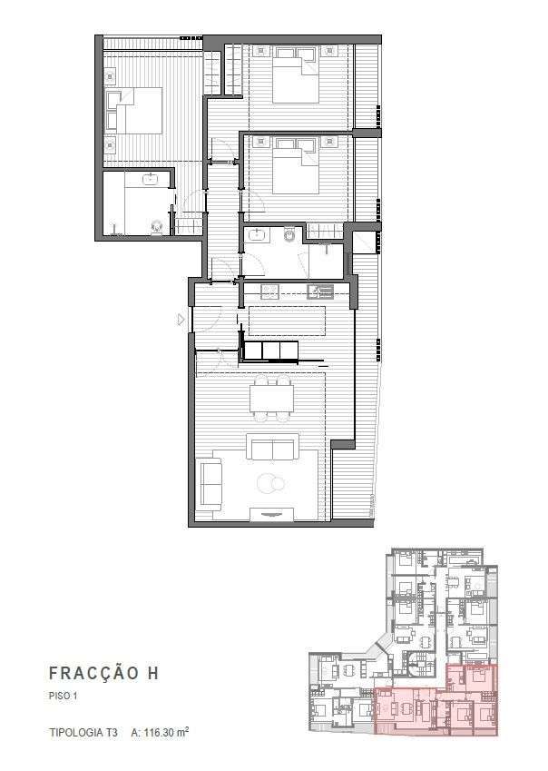 Apartamento T3 Venda em Silvalde,Espinho - Grande imagem: 3/21