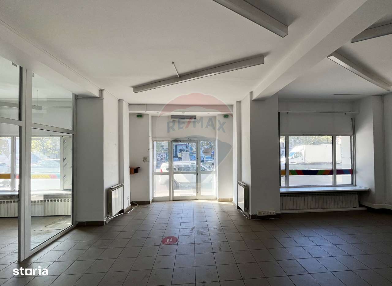 INCHIRIERE SPATIU COMERCIAL 100 mp–vitrină, vad excepțional – Unirii - Imagine principală: 5/11