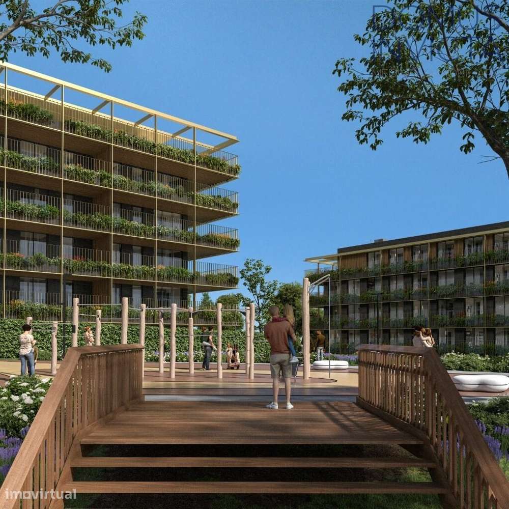 T3 na Afurada com terraço privativo-16
