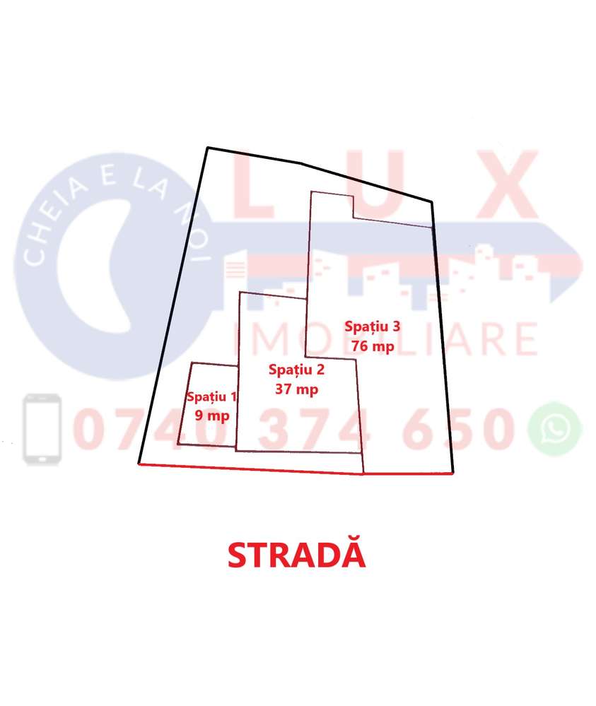 ID 6146 – DE VÂNZARE 3 spații comerciale și teren - Imagine principală: 1/4