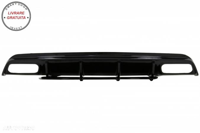 Difuzor Bara Spate Editie Neagra cu Ornamente Evacuare MERCEDES A-Class W176 (2012- livrare gratuita - 3