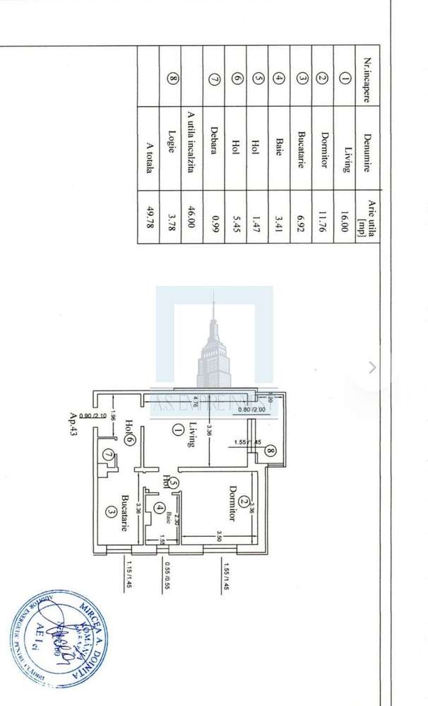 Apartament 2 camere, mobilat/utilat - zona Gemenii/Vlahuță-10