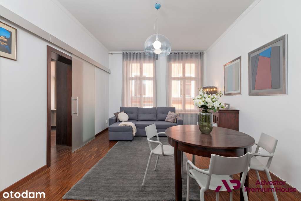 Stylowe mieszkanie, 2 pokoje w centrum miasta - Pełny obrazek: 2/16