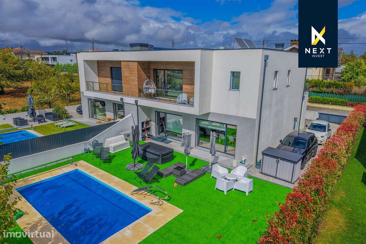 Moradia Geminada T4 com Piscina – Viseu-5