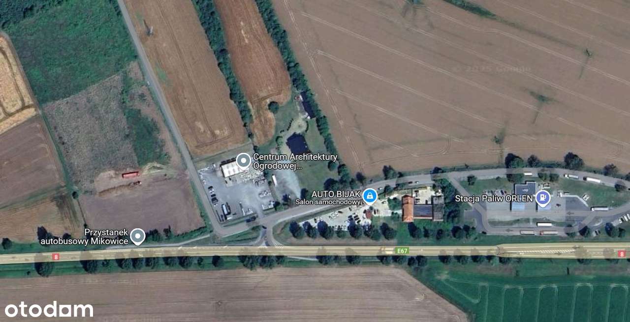 Działki  z wydanymi warunkami zabudowy/widok na góry!/S8-17